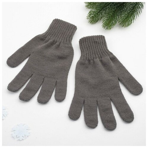 Перчатки СНЕЖАНЬ, размер 22, серый перчатки снежань демисезонные подкладка серый