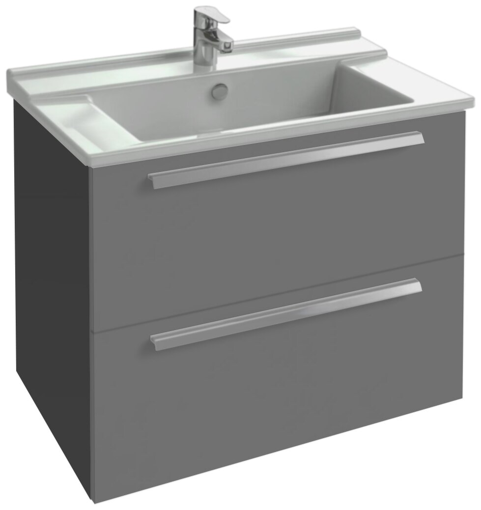 фото Тумба для ванной Jacob Delafon Struktura 77 (2 ящика)