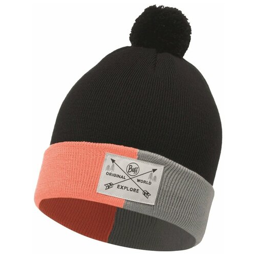 фото Шапка buff jr knitted hat kelda graphite (us:one size)