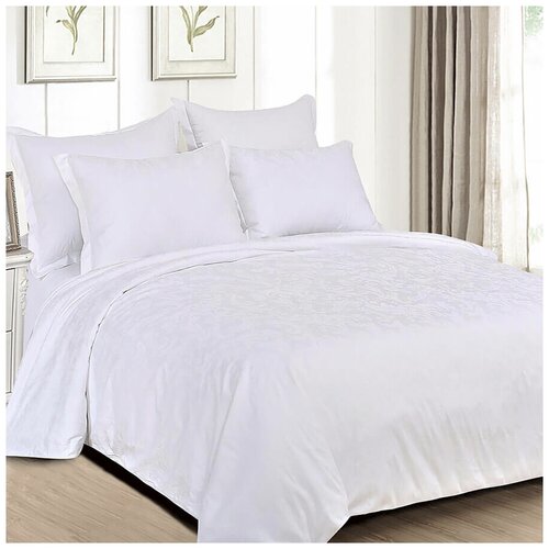 КПБ Сатин Жаккард - Кахолонг Размер 2 сп. Евро (4 наволочки)