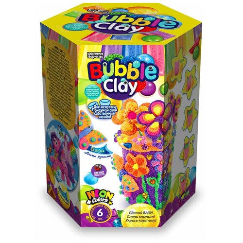 Набор креативного творчества ваза , серии «BUBBLE CLAY», Ваза 1 данко-тойс BBC-V-01, Danko Toys  - купить