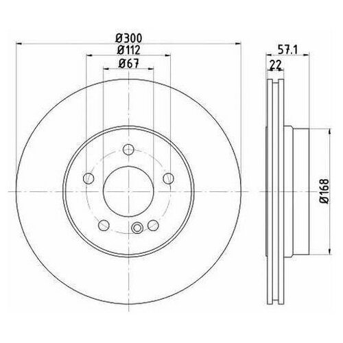 фото Тормозной диск textar 92163605 для mercedes c-class c204,s204,w204, e-class a207,c207