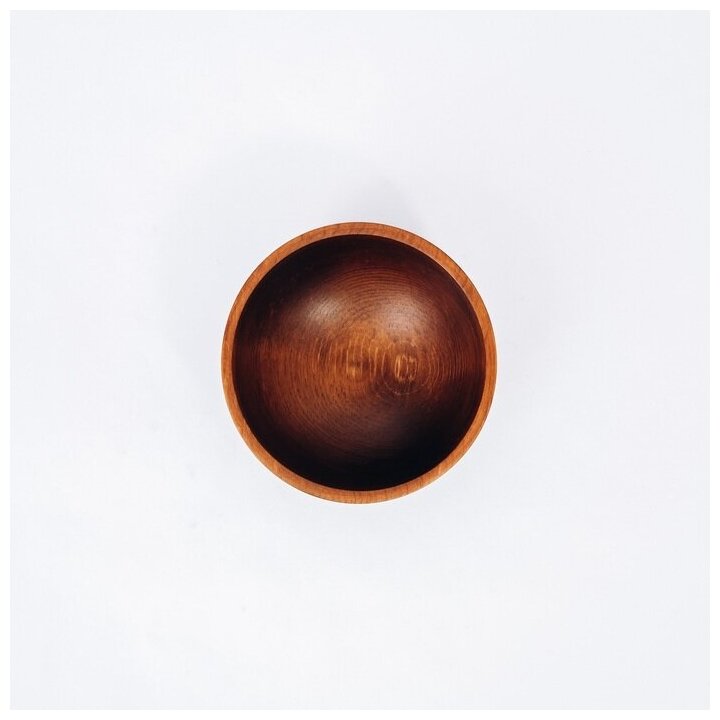 Чаша из натурального кедра Mаgistrо, 10,5×4,7 см, цвет коричневый - фотография № 4