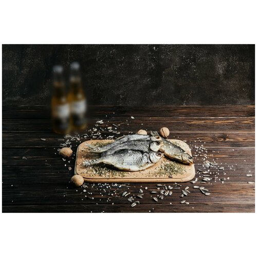 Сушеная и вяленая рыба. Астраханская Плотва (солёно-сушёная) 1кг