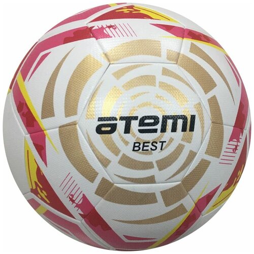 Atemi Мяч футбольный атеми BEST, размер 5, камера латекс, покрышка ПУ, 32 п, круж 68-71, гибрид