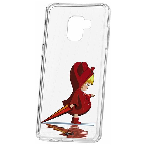фото Чехол на samsung galaxy a8+ 2018 (a730) kruche print девочка с зонтом / чехол для samsung / чехол с рисунком / чехол с принтом / чехол для самсунг / чехол для самсунг / бампер на гелакси / чехол накладка для гэлэкси / противоударная накладка для samsung galaxy / защита для galaxy / защита на samsung / cиликоновый чехол для samaung galaxy / пластиковый чехол на самсунг / защитный чехол для самсунг / чехольчик / защита телефона / ударопрочный чехол / галакси кruче,kruche
