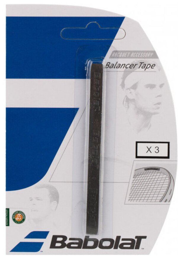 Балансир для ракеток теннис Tennis Balancer Tape x3 Black Babolat 710015