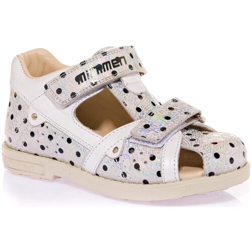 фото Сандалии minimen, ж цвет серебро, размер 26