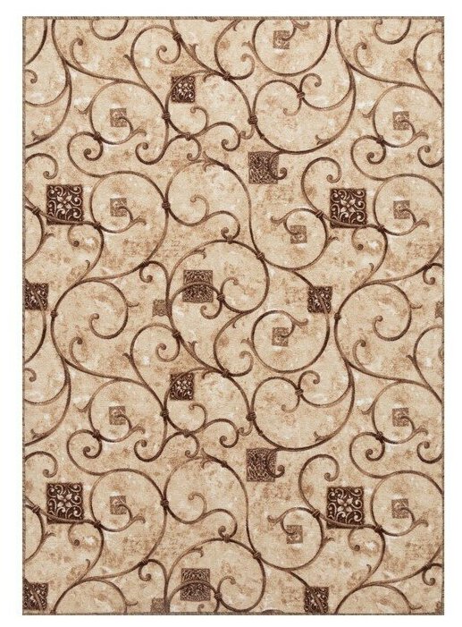 Ковер Витебские ковры p1609/a2p/103, коричневый, 4 х 2 м - фотография № 4