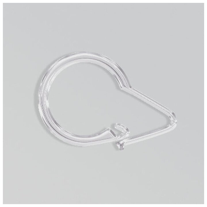 Кольца для занавесок TATKRAFT Olympic, 12 шт, пластик, прозрачный - фотография № 4