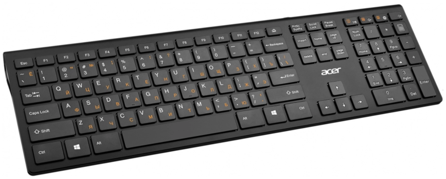 Комплект клавиатура+мышь Acer - фото №2