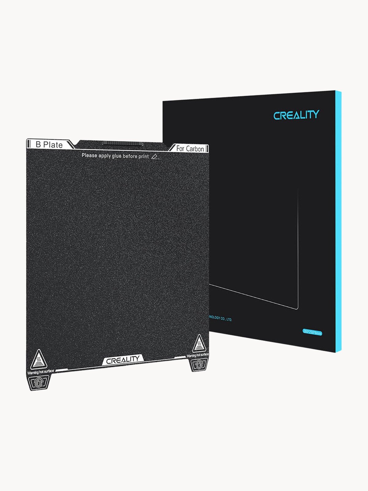 Creality K1C PEI Строительная пластина с текстурированной поверхностью 235x235 мм Лист PEI Магнитная гибкая съемная пружинная стальная опорная пластина (без магнитного основания)