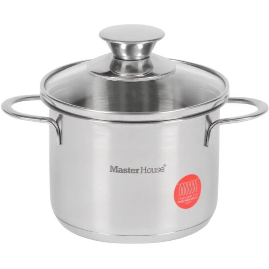 Кастрюля со стеклянной крышкой Master House Piccolo-1,0 (75319)