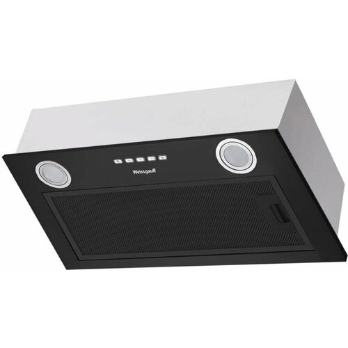Кухонная встраиваемая вытяжка Weissgauff FIONA 60 BL 3 года гарантии Алюминиевый жировой фильтр Низкий уровень шума 1008400₽
