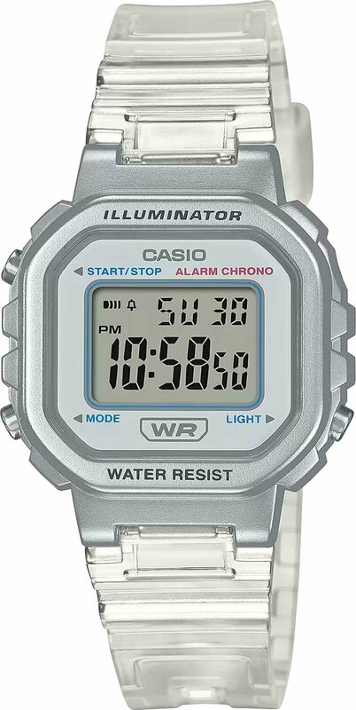 Наручные часы CASIO, белый, бесцветный