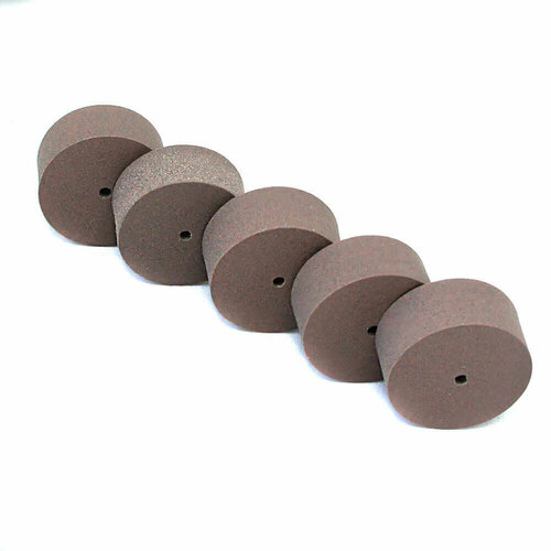 Диски шлифовальные/полировальные Tornadotool d 16х7.5х2 мм 5 шт. (P400 (коричневый))