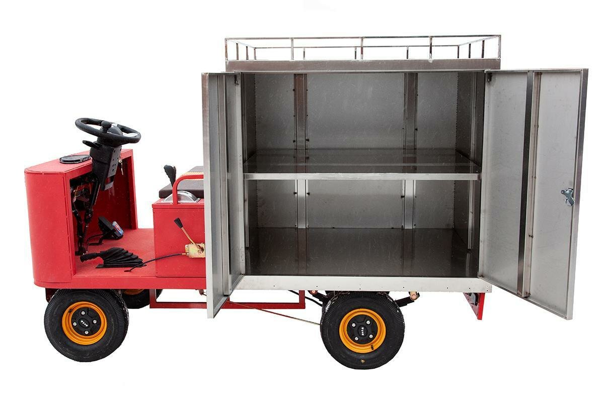 фото Платформенная тележка электрическая RUTRIKE кара кунг