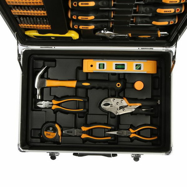 Профессиональный набор инструмента для дома и авто в чемодане DKMT95, 95 предметов