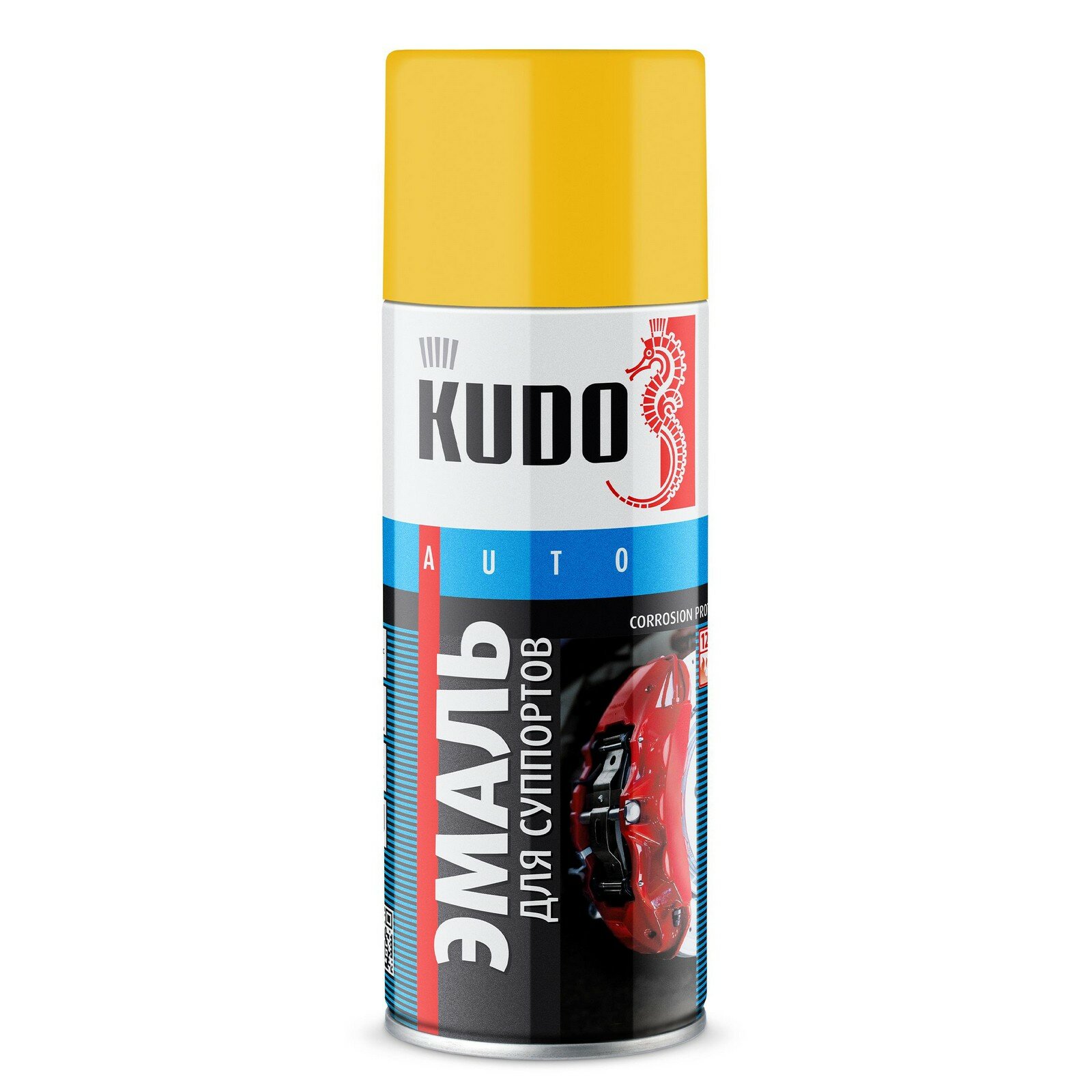 Краска для суппортов KUDO желтая 520 мл аэрозоль