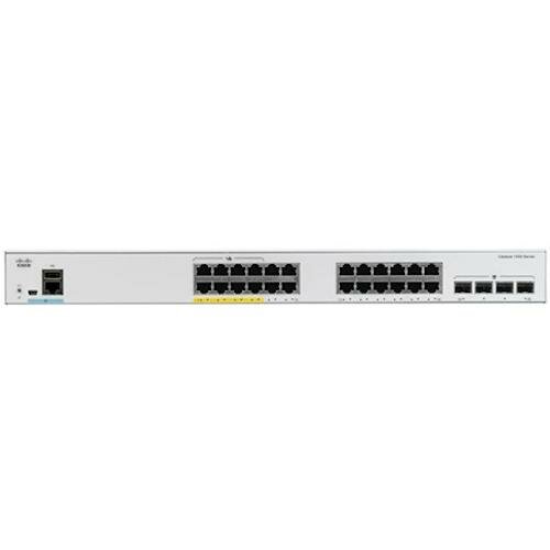 Catalyst 1000 24x 10/100/1000 RJ-45 PoE+, 4x 1Gb SFP uplinks, PoE+ 370W, C1000-24FP-4G-L