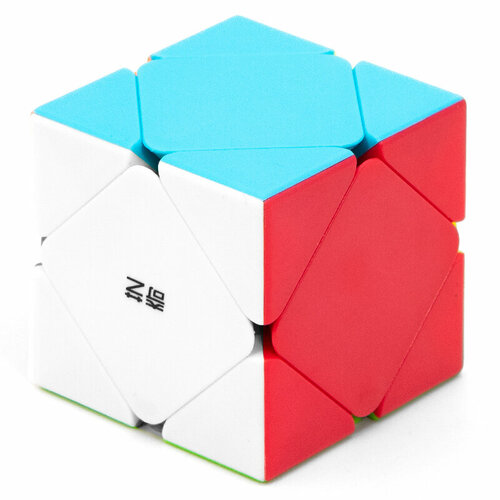 Скьюб QiYi MoFangGe QiCheng Skewb Color подарочный комплект скьюб рубика подставка мешочек qiyi mofangge skewb qicheng головоломка для подарка цветной пластик