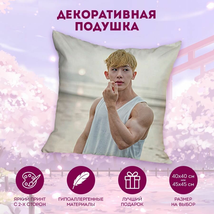 Декоративная подушка Monsta x 40 см. MD1597