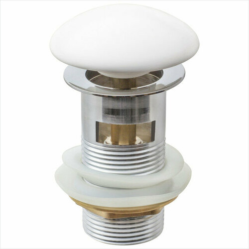 Выпуск для раковины mpf 1 14 перелив клик-клак белый 4237₽