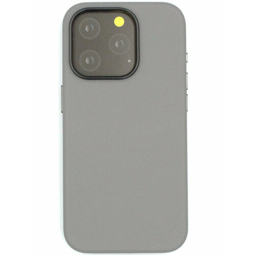 Чехол на iPhone 15 Pro Max Leather Collection-Titanium Grey