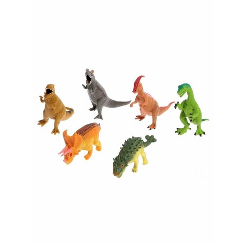 Фигурка животного тянущаяся Динозавр микс