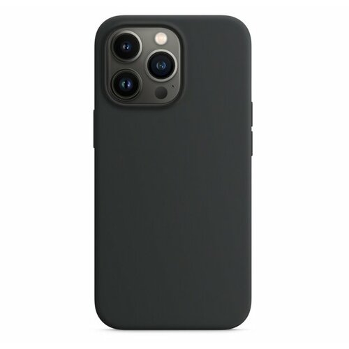 Чехол для iPhone 13 Pro Max Liquid Silicone Case Black