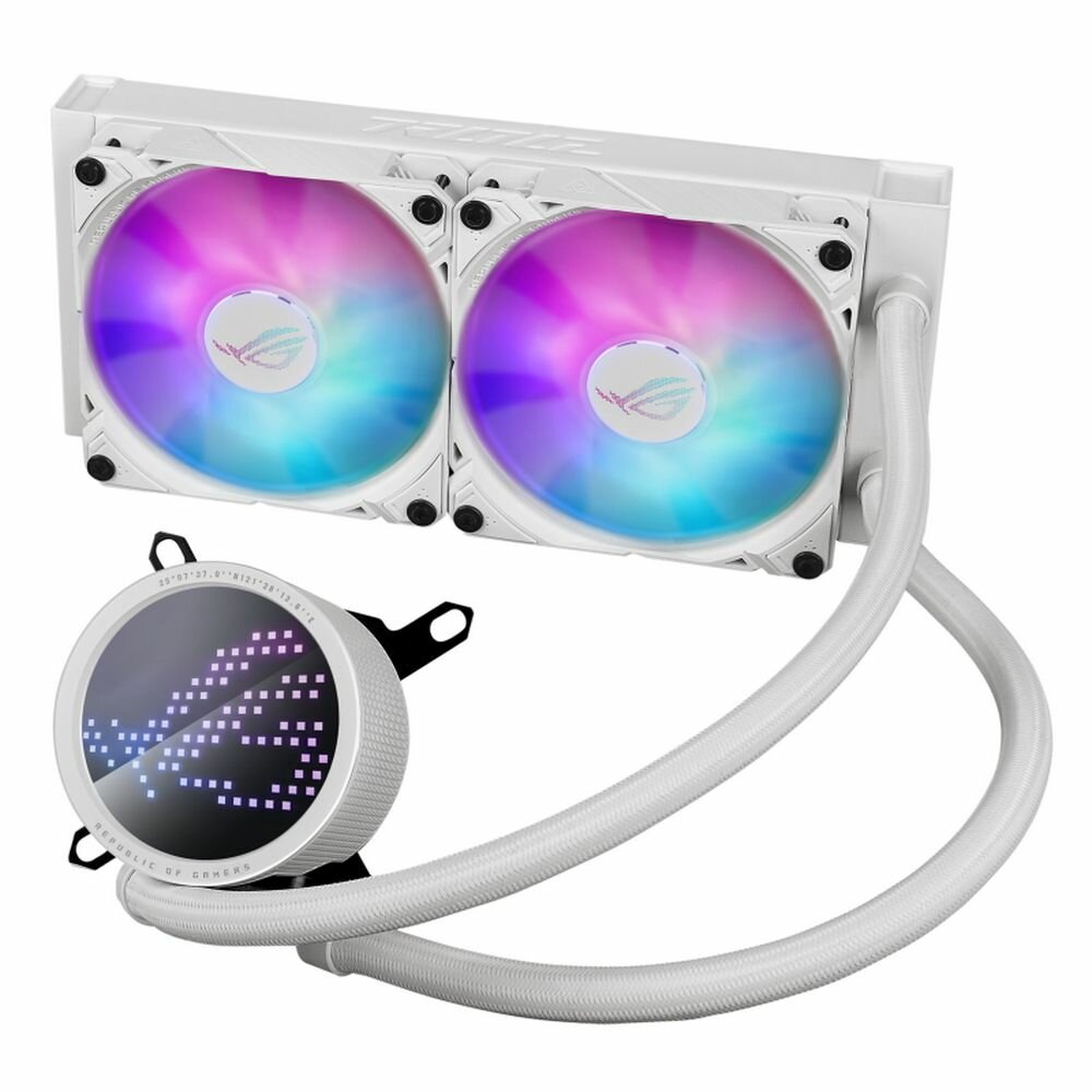 ASUS Жидкостная система охлаждения ASUS ROG RYUO III 240 ARGB WHT /AIO COOLER, ASETEK, EMMA, ARGB, AURA, WHT (90RC00J2-M0UAY0) /AIO COOLER, ASETEK, EMMA, ARGB, AURA, WHT (90RC00J2-M0UAY0) ROG RYUO III 240 ARGB WHT