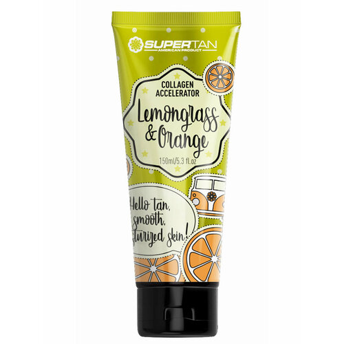 SuperTan Крем для солярия, Lemongrass & Orange, 150 мл