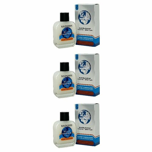 Blue Marine бальзам после бритья Смягчающий 100мл 3шт 958₽