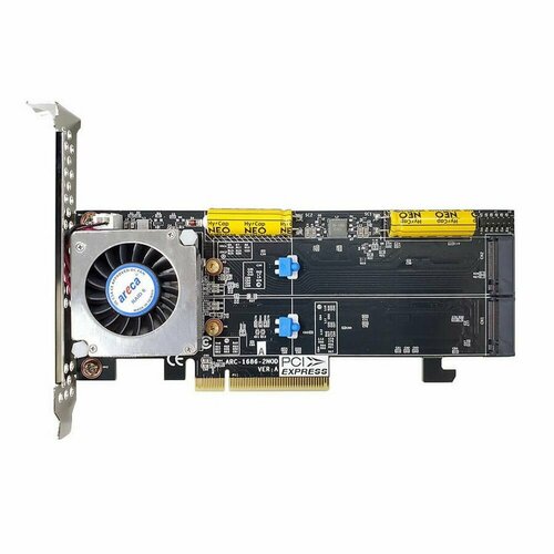 разное lr link m 2 nvme raid adapter pcie 3 0 x8 2 x m 2 nvme ports raid 0 1 supported Areca RAID-контроллер Areca ARC-1686-2NOD PCIe 4.0 x8 Low Profile, 2 x M.2 Connector, Tri-mode interface at each M.2 bays - 12Gb/s SAS/SATA / Gen 4.0 PCIe (NVMe), RAID 0,1,10, JBOD, Hold-up Supercapacitor Onboard, RTL ARC-1686-2NOD