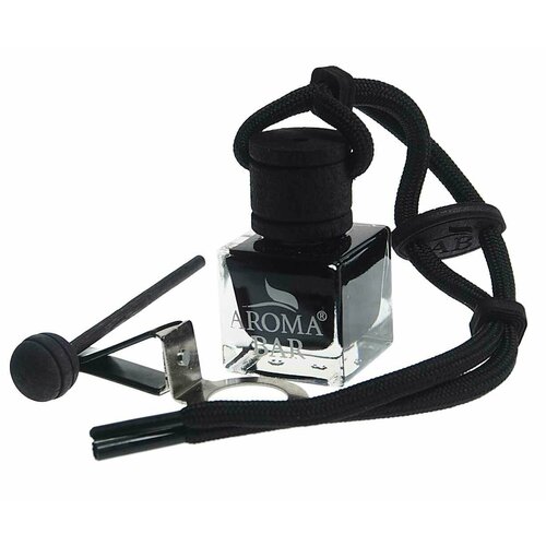 Ароматизатор подвесной жидкосный (дефлектор) 2в1 (черный лед) 7мл, 467859720752023 (barreloil), AROMA BAR