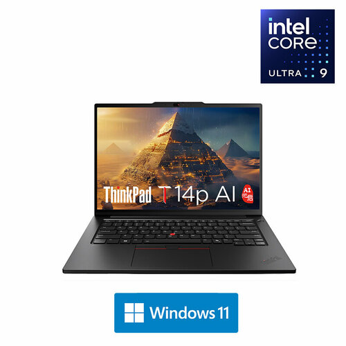 Ноутбук Lenovo Thinkpad T14p Gen 2 2024 AI Ultra 9 185H 32 Гб SSD 1 Тб Intel ARC 145 3K 120Hz Win 11 Home Полностью русифицирован 189990₽