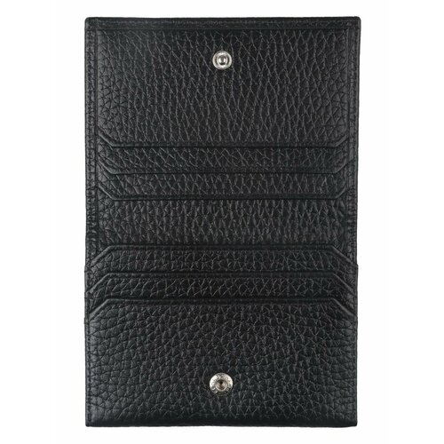 Визитница Petek 1855 фактура зернистая черный 3659₽