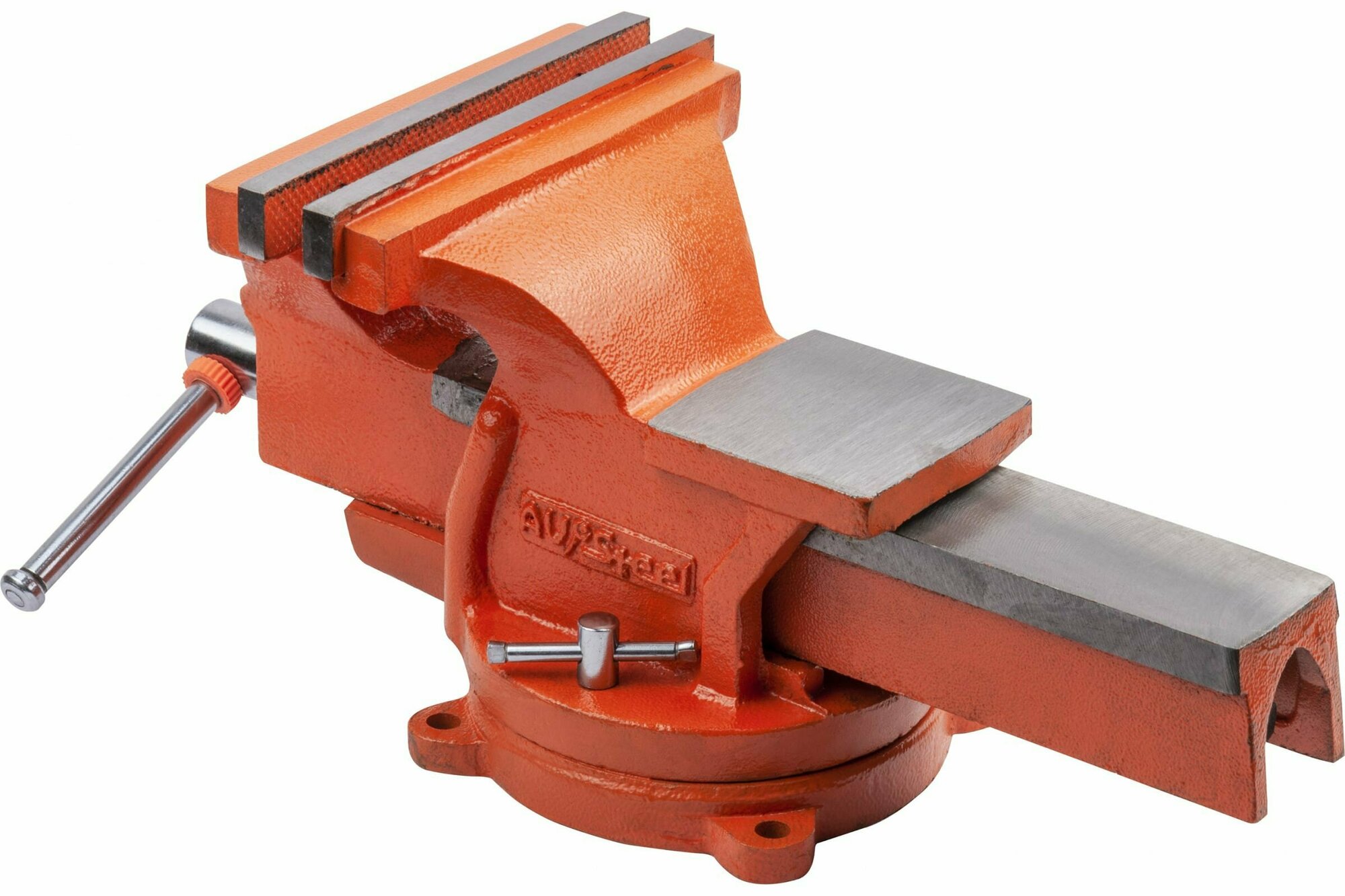 Тиски слесарные поворотные сталь 200мм 