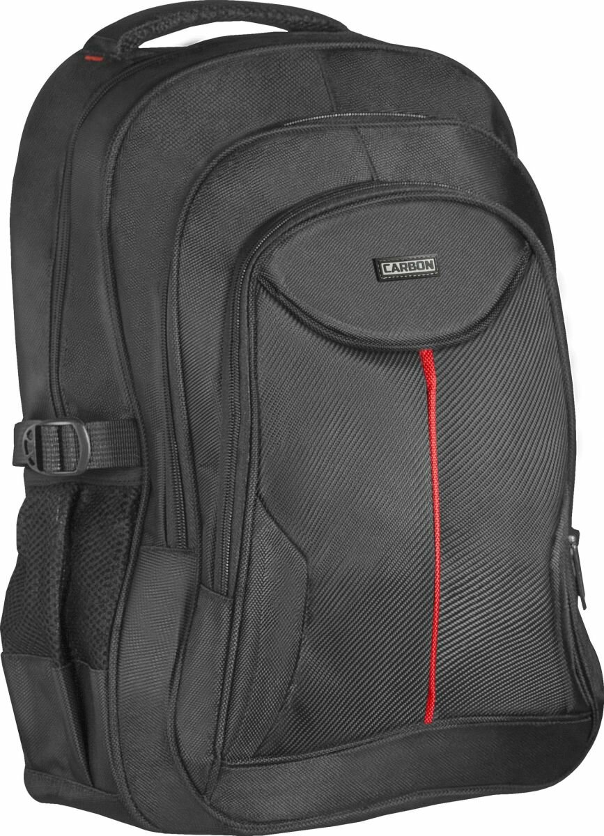 Рюкзак для ноутбука DEFENDER CARBON черный(15.6", полиэстер)