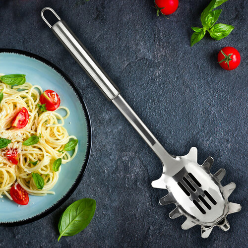 Ложка для спагетти Gotoff нержавеющая сталь 31см металл для посудомойки 186₽