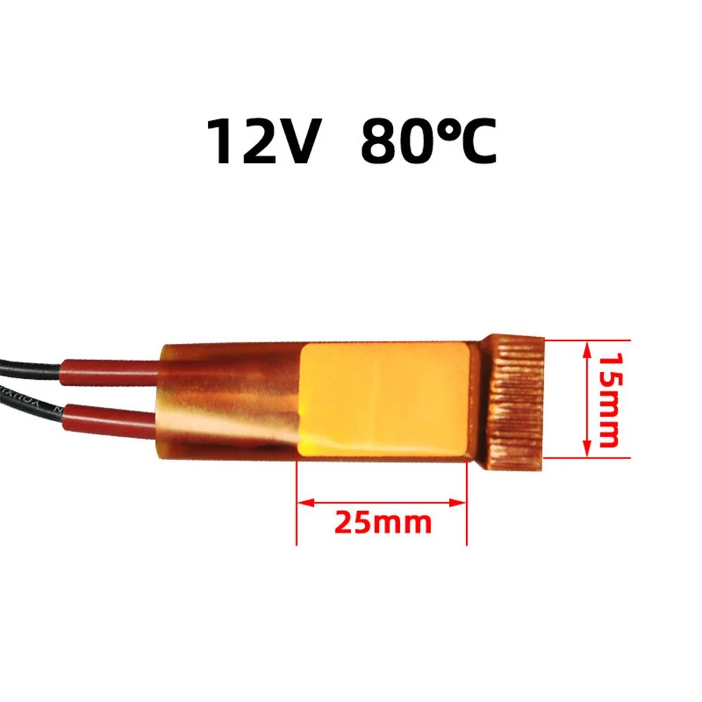 Нагревательный элемент Aideepen 80-270°C, 12V 80 Celsius
