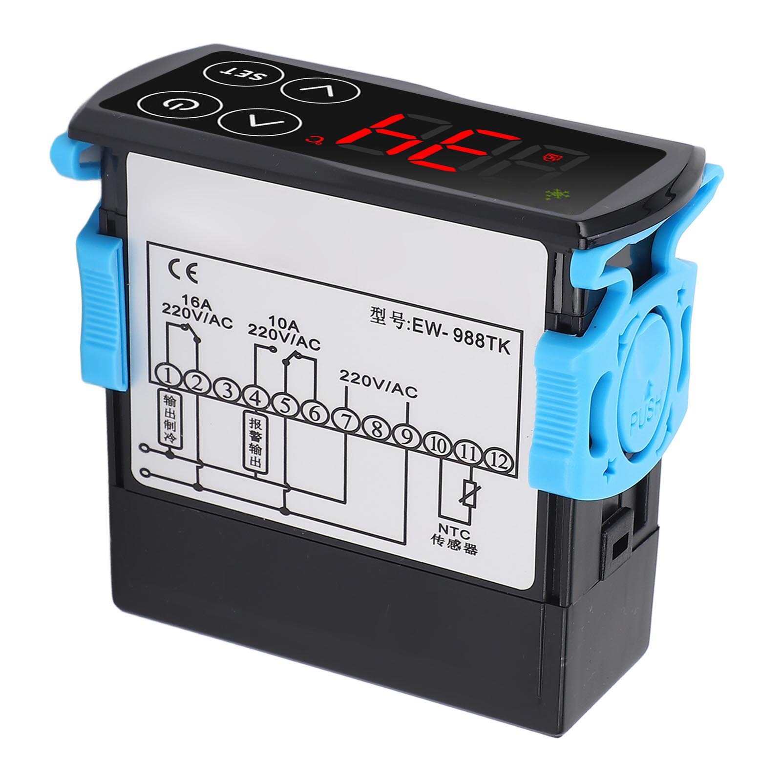 Touch Screen Thermostat Digital Display Cooling Heating PID Temperature Controller Regulator AC220V — фото 1