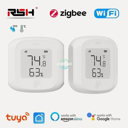 Изображение товара Умный WiFi-датчик температуры и влажности для удаленного мониторинга и интеграции в умный дом