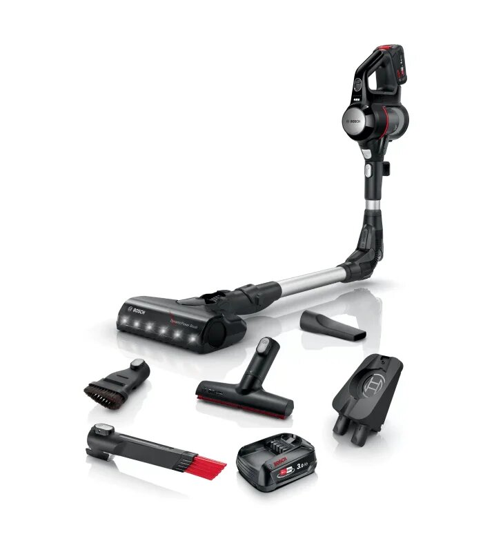 Пылесос BOSCH Unlimited 7 BCS712XXL, 10 лет на мотор, аккумулятор, 40 мин, 2 сменных батареи — фото 1