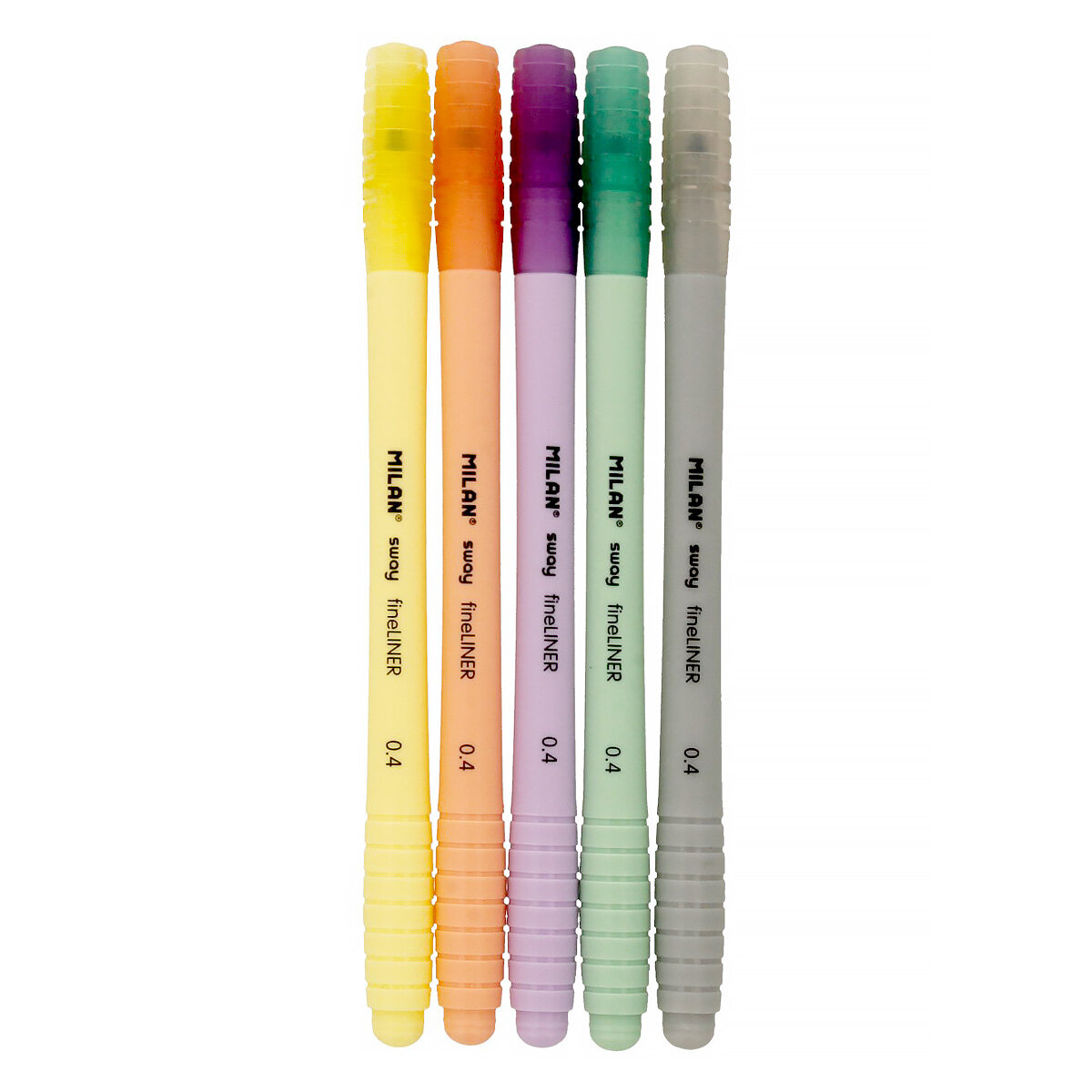 Набор линеров Milan "SWAY Fineliner Pastel" 5 цв, в картонной упаковке - фото №3