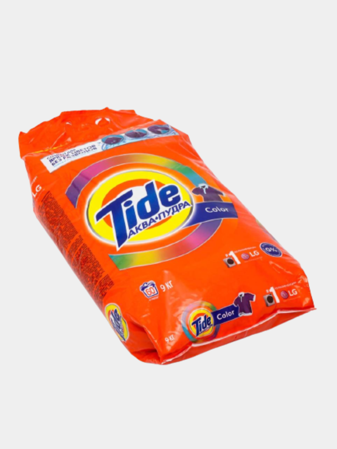 Стиральный порошок, Tide 9 кг автомат , для цветного и белого белья — фото 1