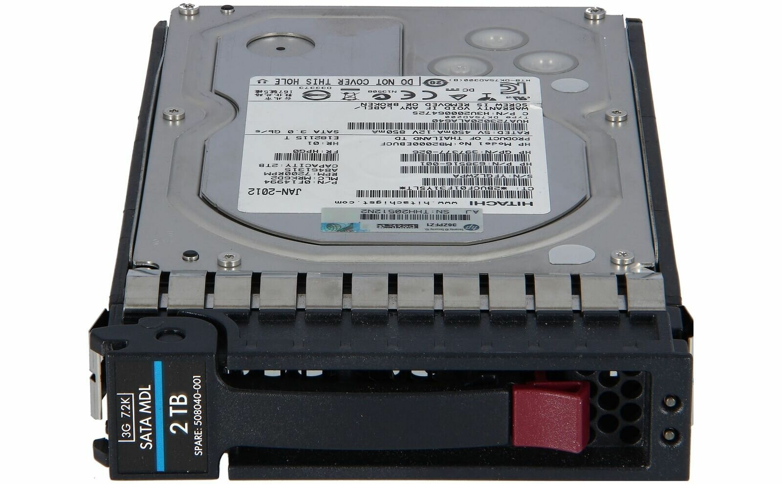 Жесткий диск HP 507632-B21 MB2000EBZQC 658084-003 657753-004 2TB 3G 7.2K 3.5 SATA