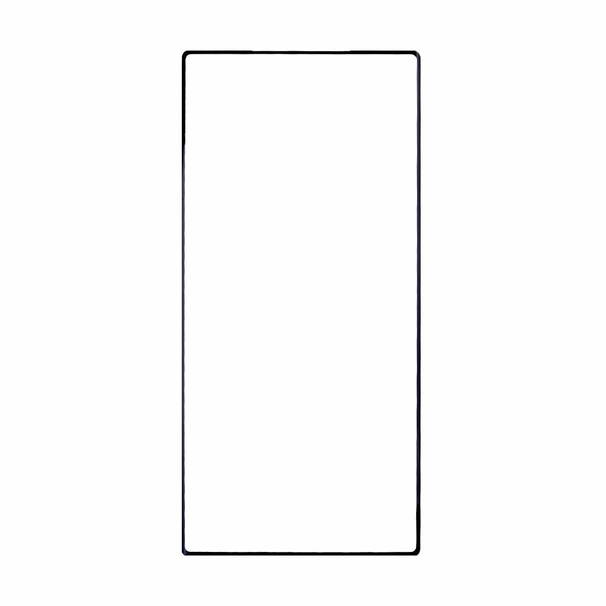 Защитное стекло для Samsung SM-S918B (Galaxy S23 Ultra) (3D/полная наклейка) <черный> в блистере