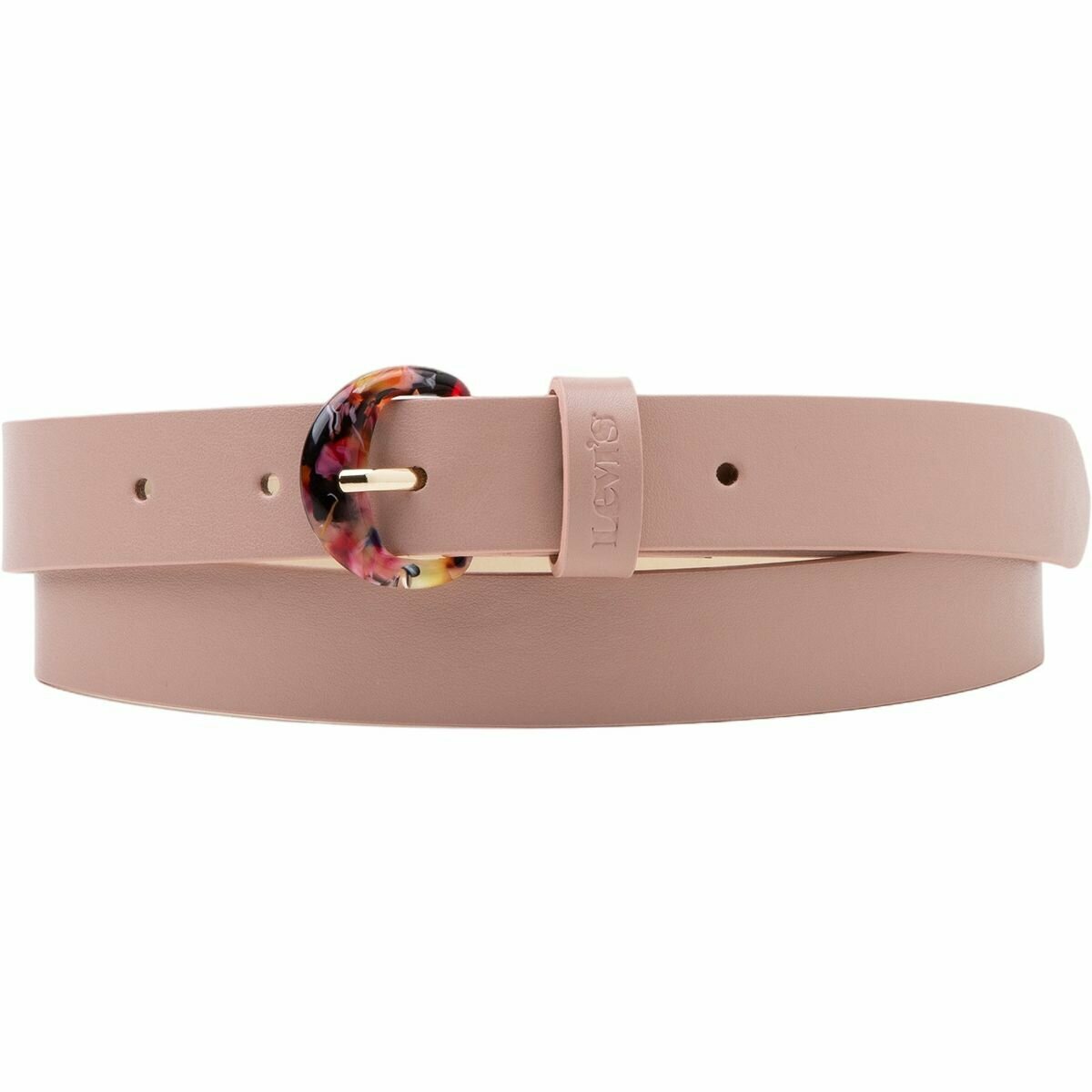 Ремень Levi's для женщин, размер 80, розовый,