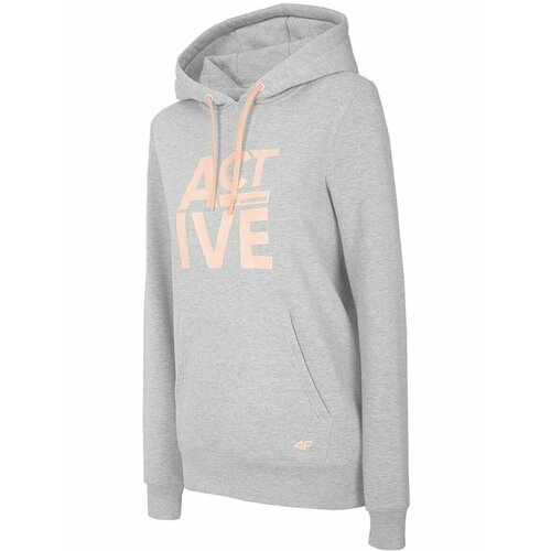 фото Худи спортивное 4f women's sweatshirts, размер xs, , серый